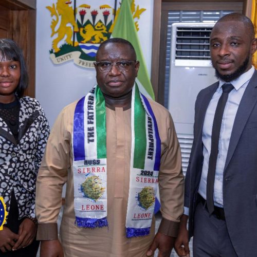 NUSS MEETS HIS EXCELLENCY PRESIDENT BIO TO PROMOTE STUDENTS WELFARE